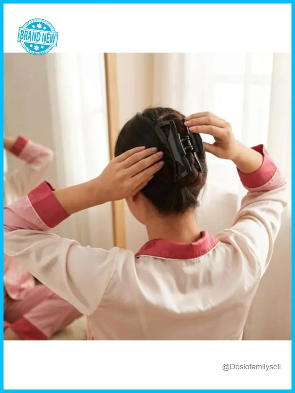 Acetate Hair Claw Clip, Strong Hold Non-Slip for Thick Hair, Durable Hair